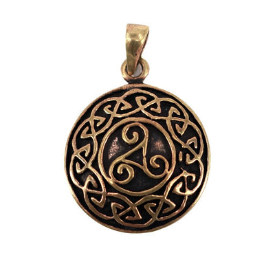 Pendants - Triskele Amulet, Bronze - Grimfrost.com