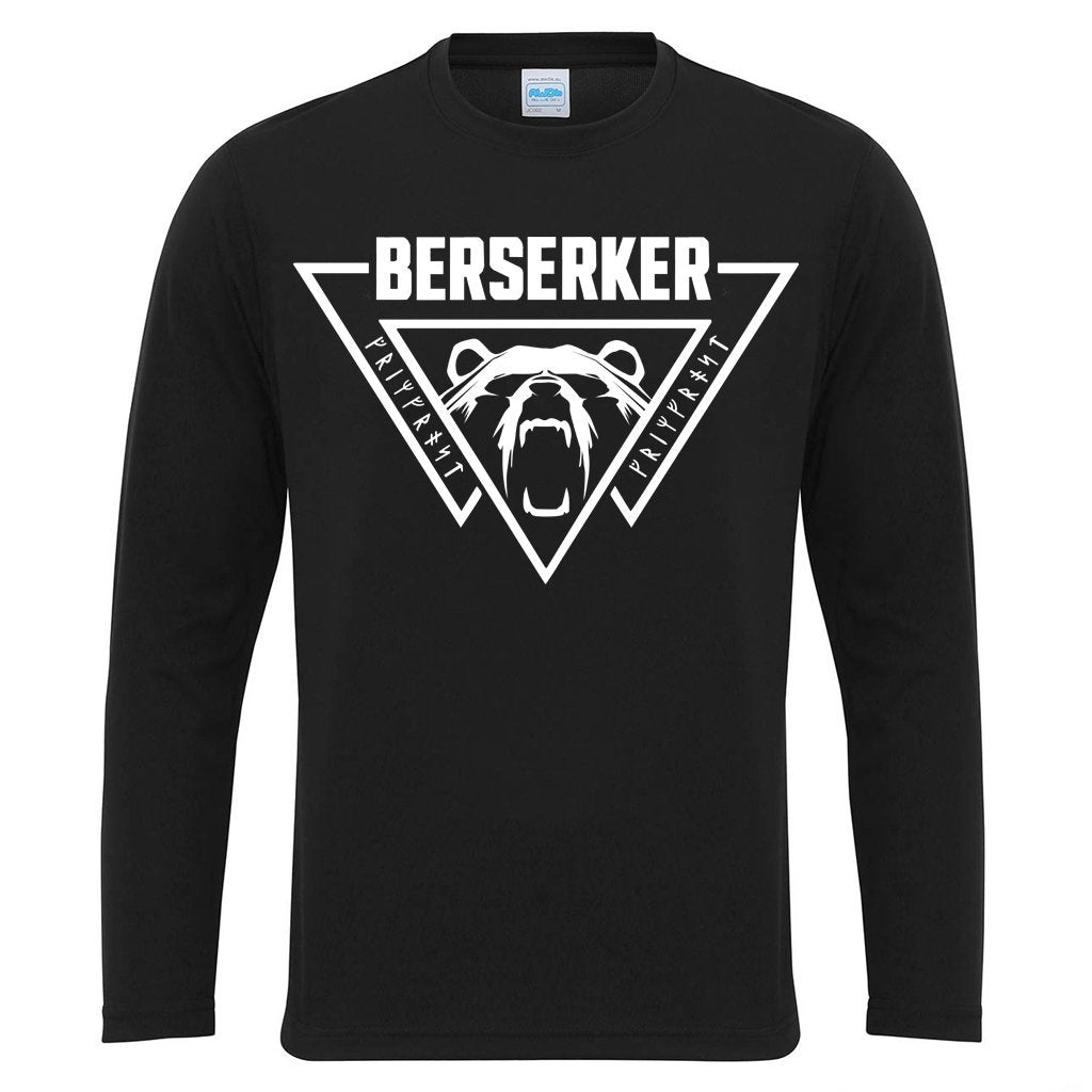 Longsleeves - Long-sleeve, Berserker, Black - Grimfrost.com