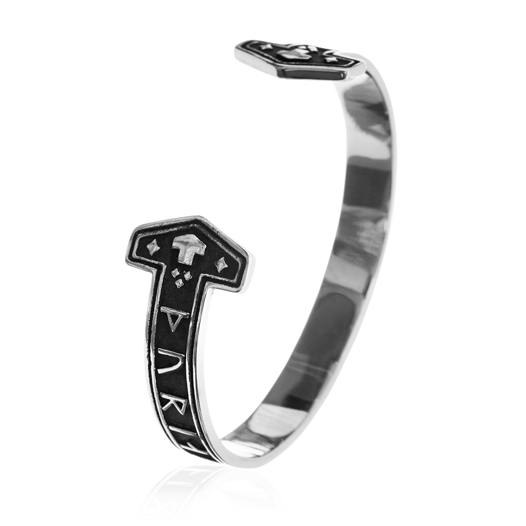 Arm Rings - Thor Cuff, Stainless Steel - Grimfrost.com