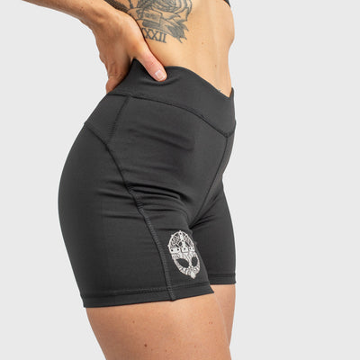 Damen Shorts, Grimfrost, Schwarz