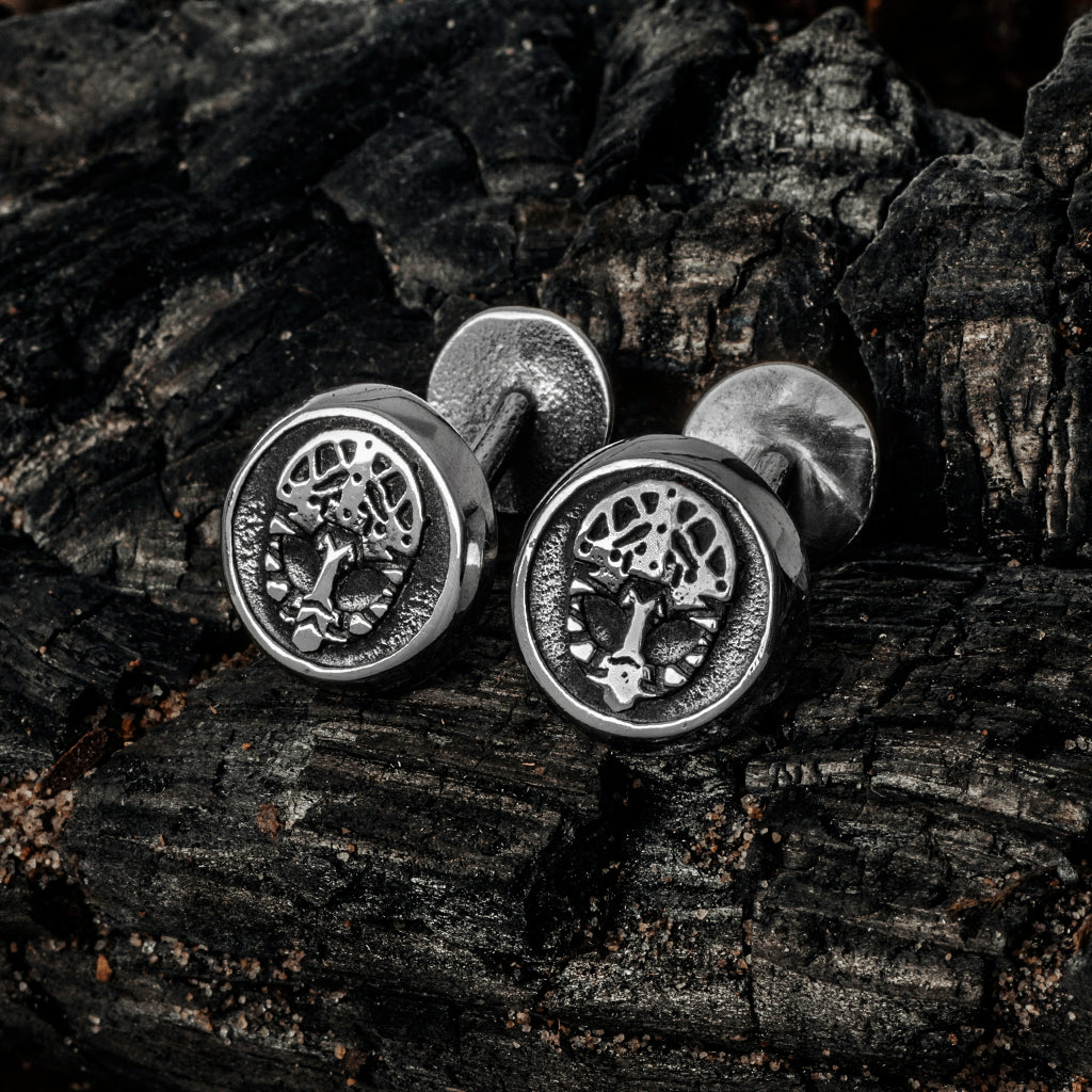 Grimfrost Cufflinks, Stainless Steel