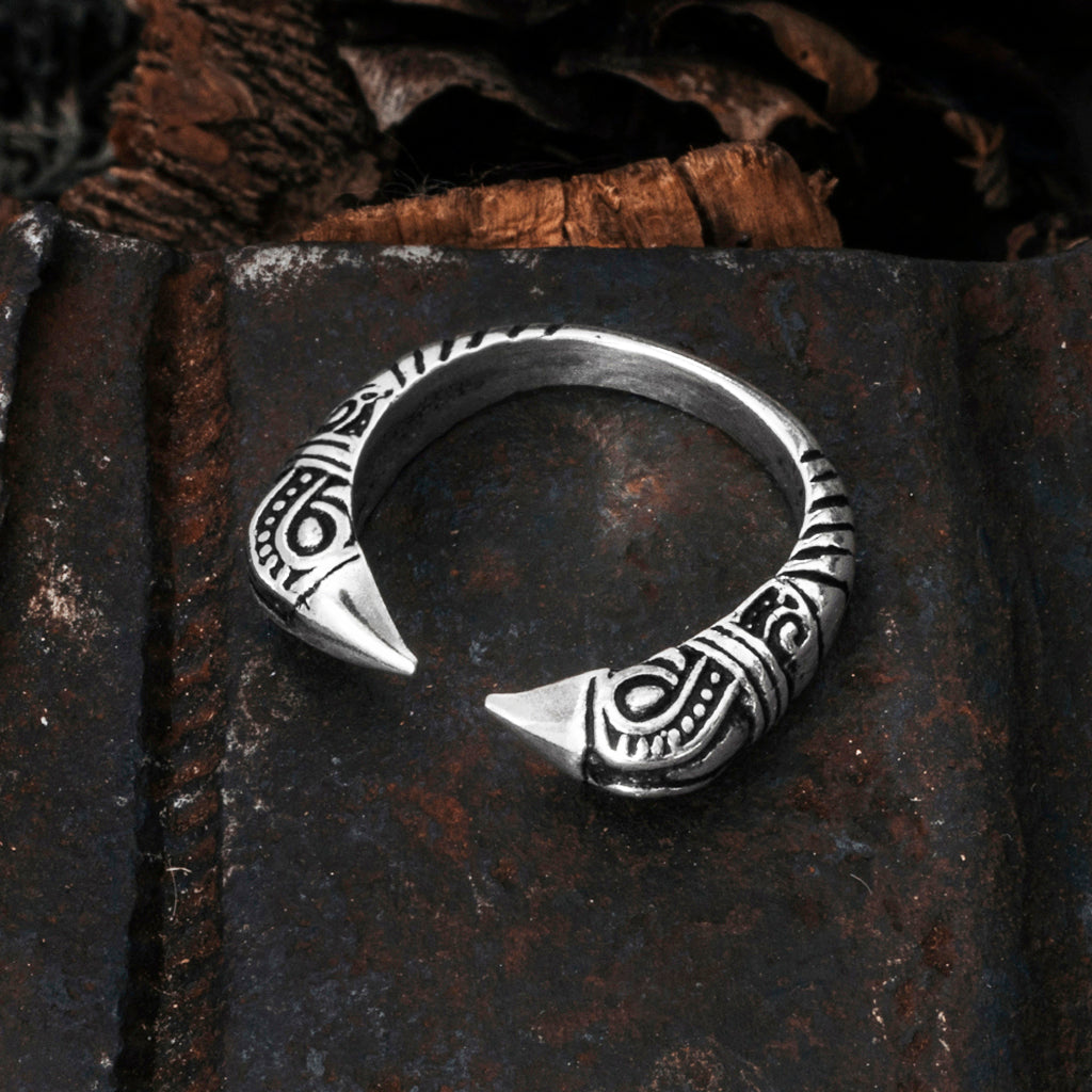 Huginn & Muninn Ring, Silber