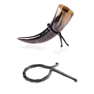 Horn Stands - Drinking Horn Stand, Hand Forged - Grimfrost.com