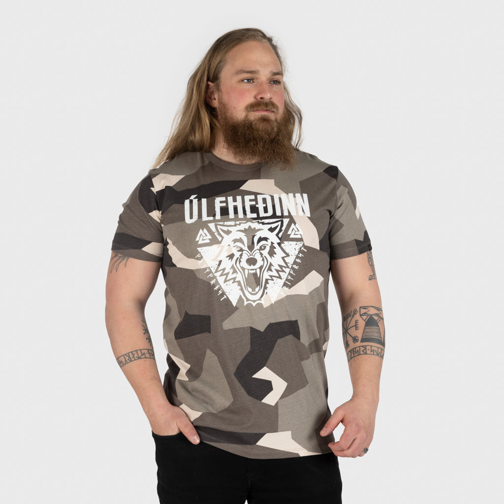 Premium Tee, Ulfhedinn, M90 Brown Camo