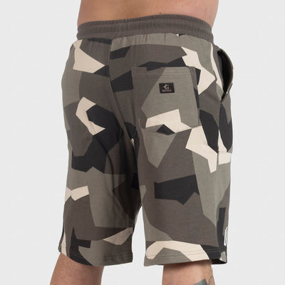 Premium Sweatshorts, Ulfhedinn, M90 Brown Camo