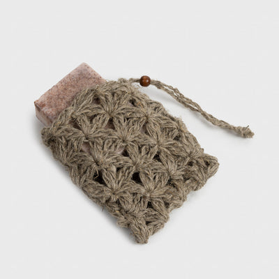 Linen Soap Pouch, Thick