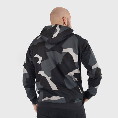 Premium Hoodie, Grimfrost, M90 Grau Camo