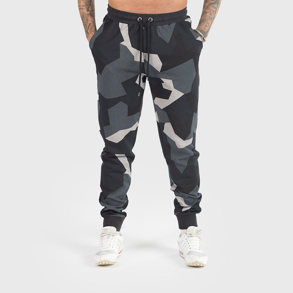 Premium Jogginghose, Grimfrost, M90 Grau Camo