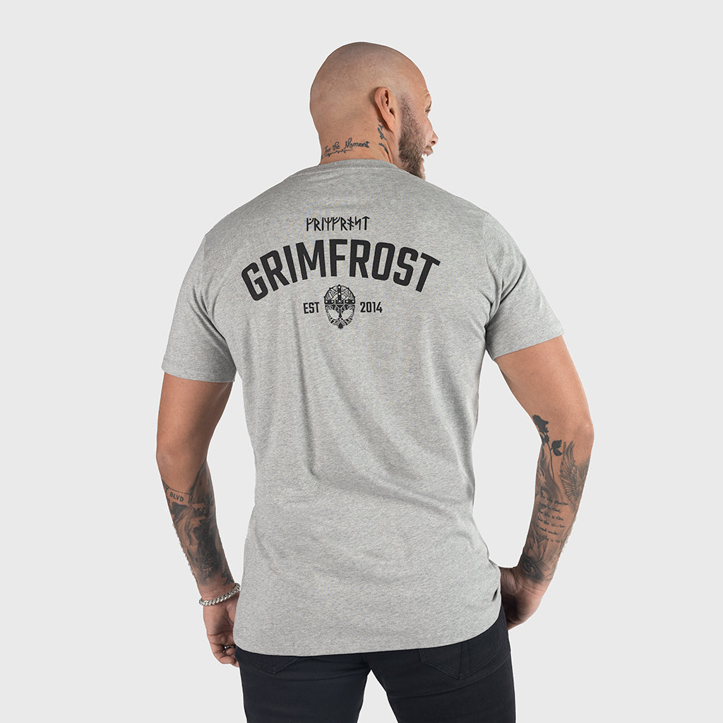 Premium Tee, Est. 2014, Grau