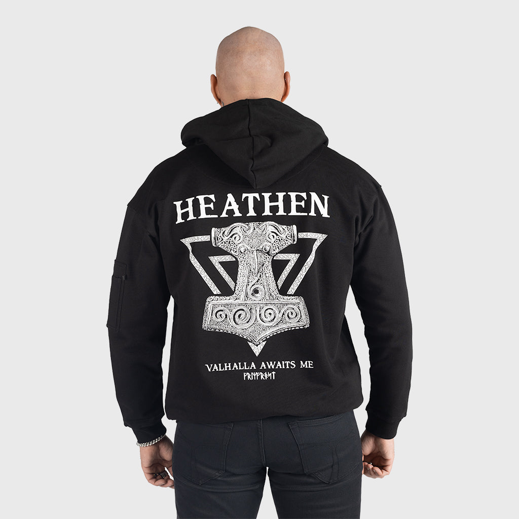 Premium Zoodie, Heathen, Black