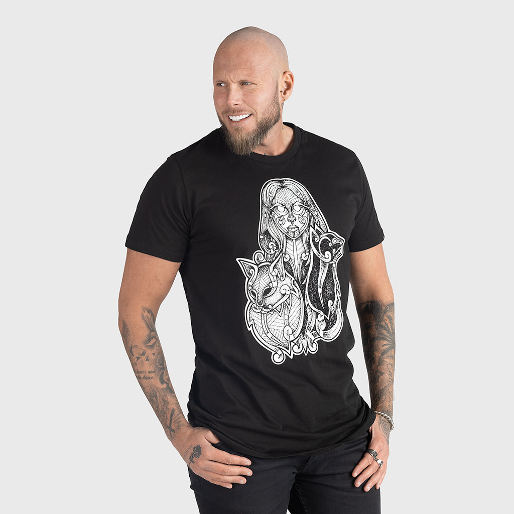 Premium Tee, Freyja, Black