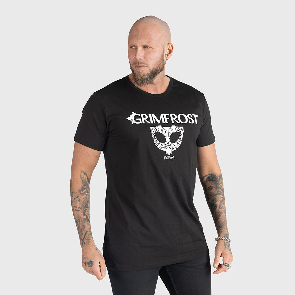 Premium Tee, Grimfrost Clan Mask, Black