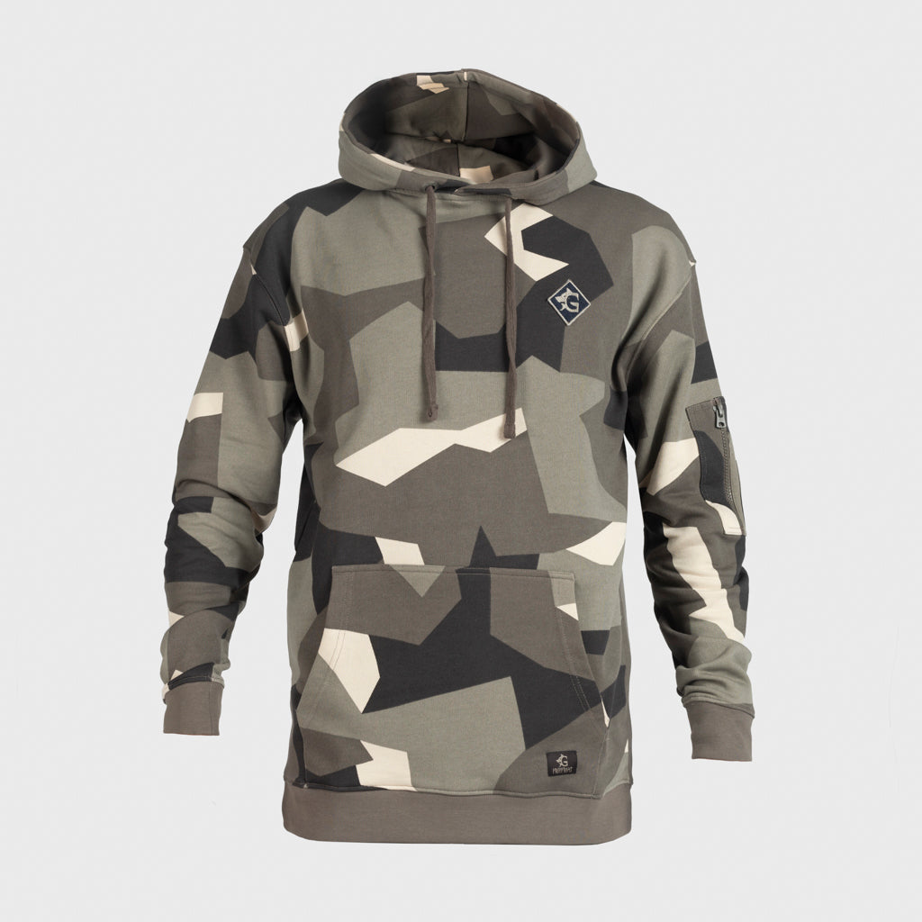 Premium Hoodie, Grimfrost, M90 Braun Camo