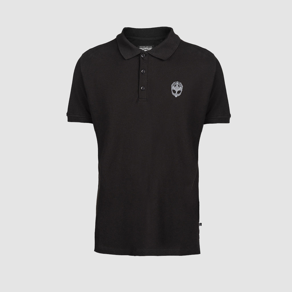 Polo Shirt, Clan Helmet, Schwarz