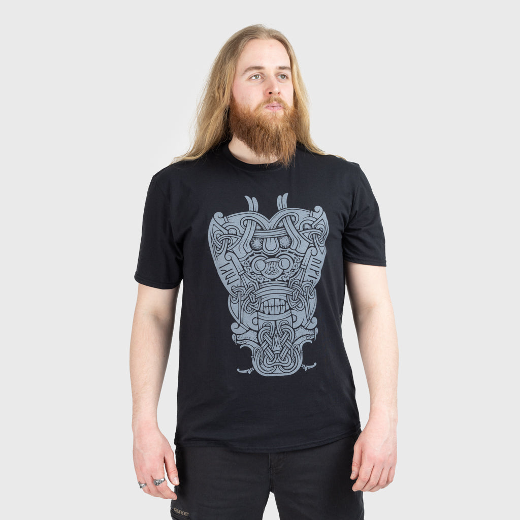 Premium Tee, Loki Mask, Black