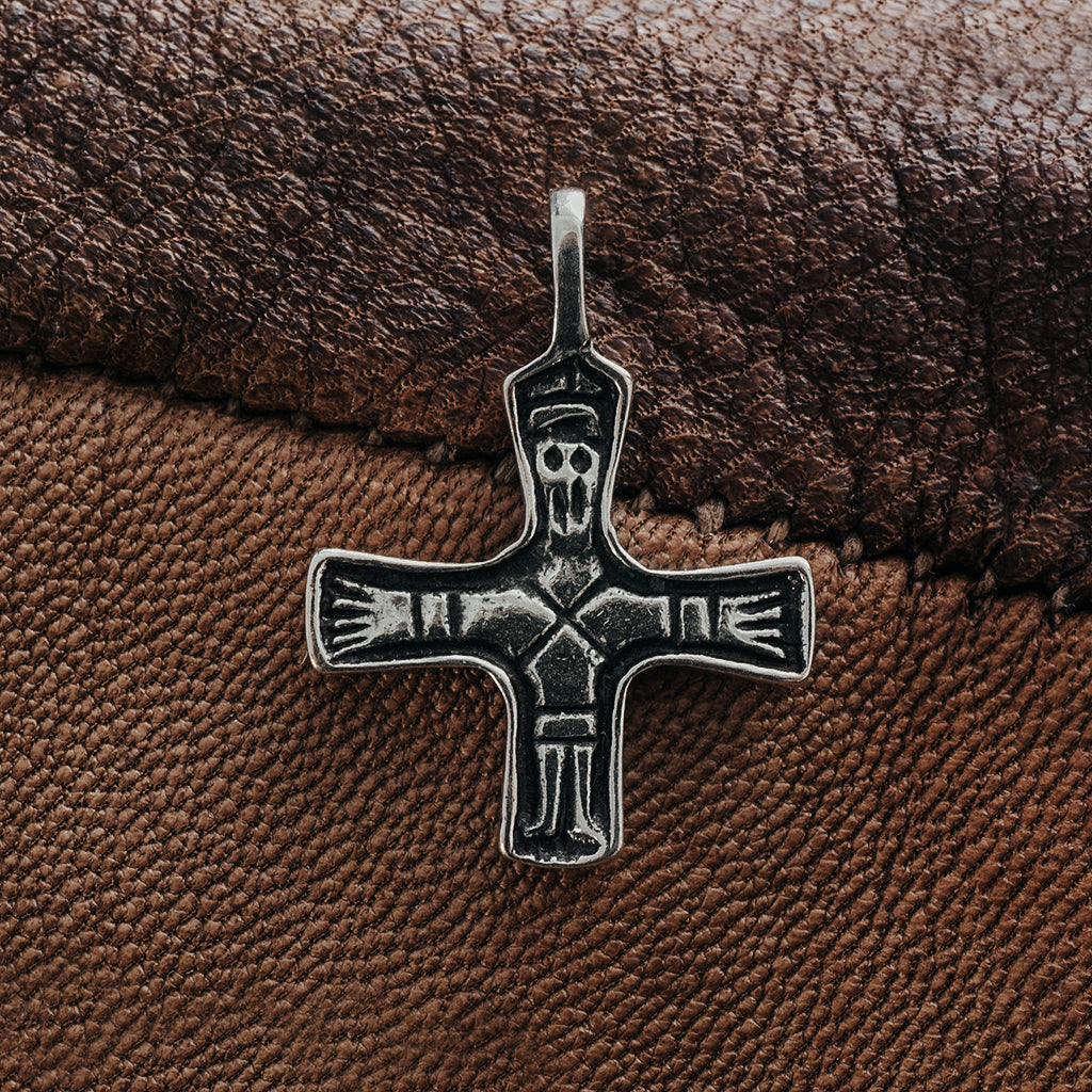 Pendants - Birka Cross, Silver - Grimfrost.com