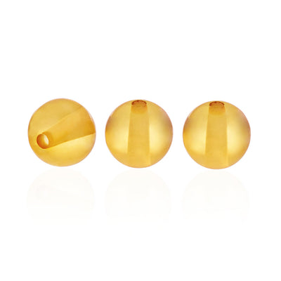 Amber Beads - Amber Beads, Polished Round, Pale - Grimfrost.com