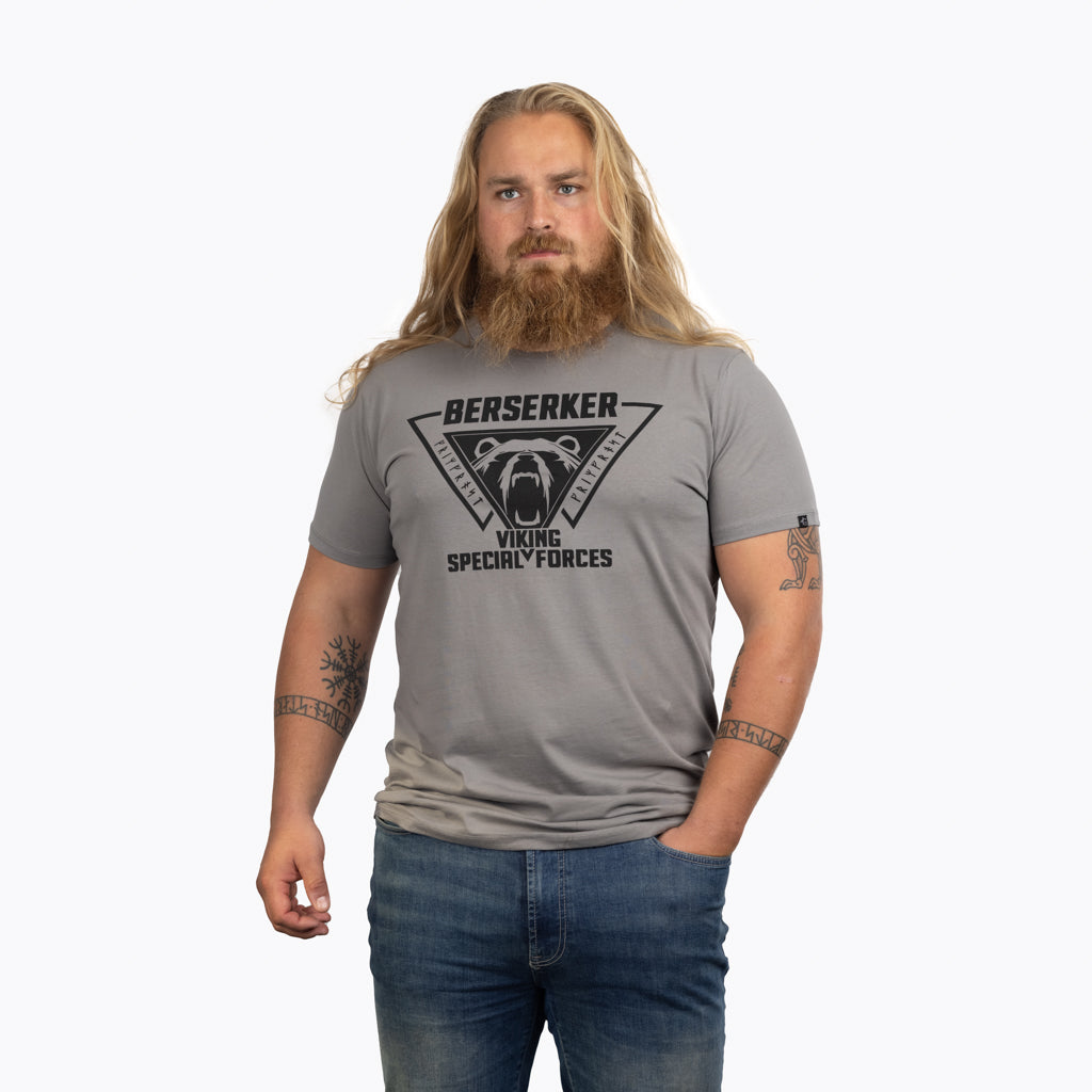 Premium Tee, Berserker, Grau