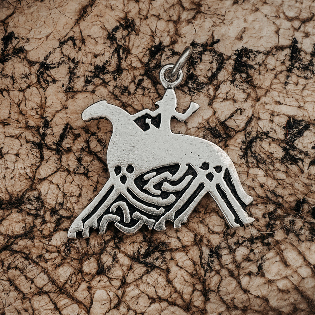 Pendants - Sleipnir Pendant, Large, Silver - Grimfrost.com