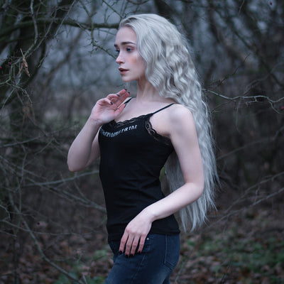 Tank Tops - Women’s Lace Top, Freyja - Grimfrost.com