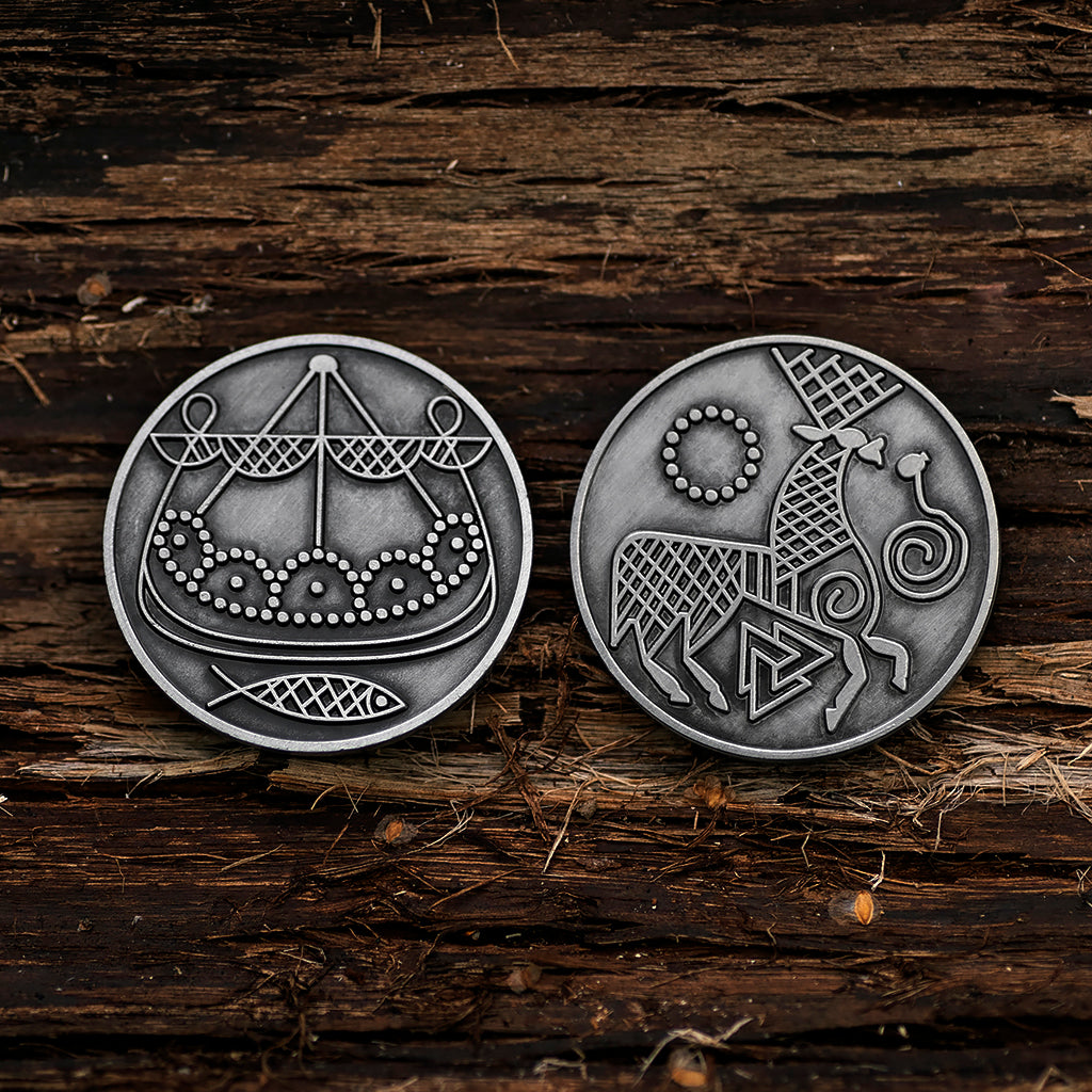 Accessories - Viking Coins, White Metal - Grimfrost.com