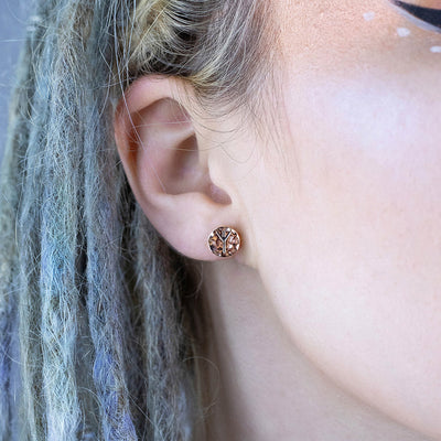 Choose Your Rune Earrings, Rose Gold