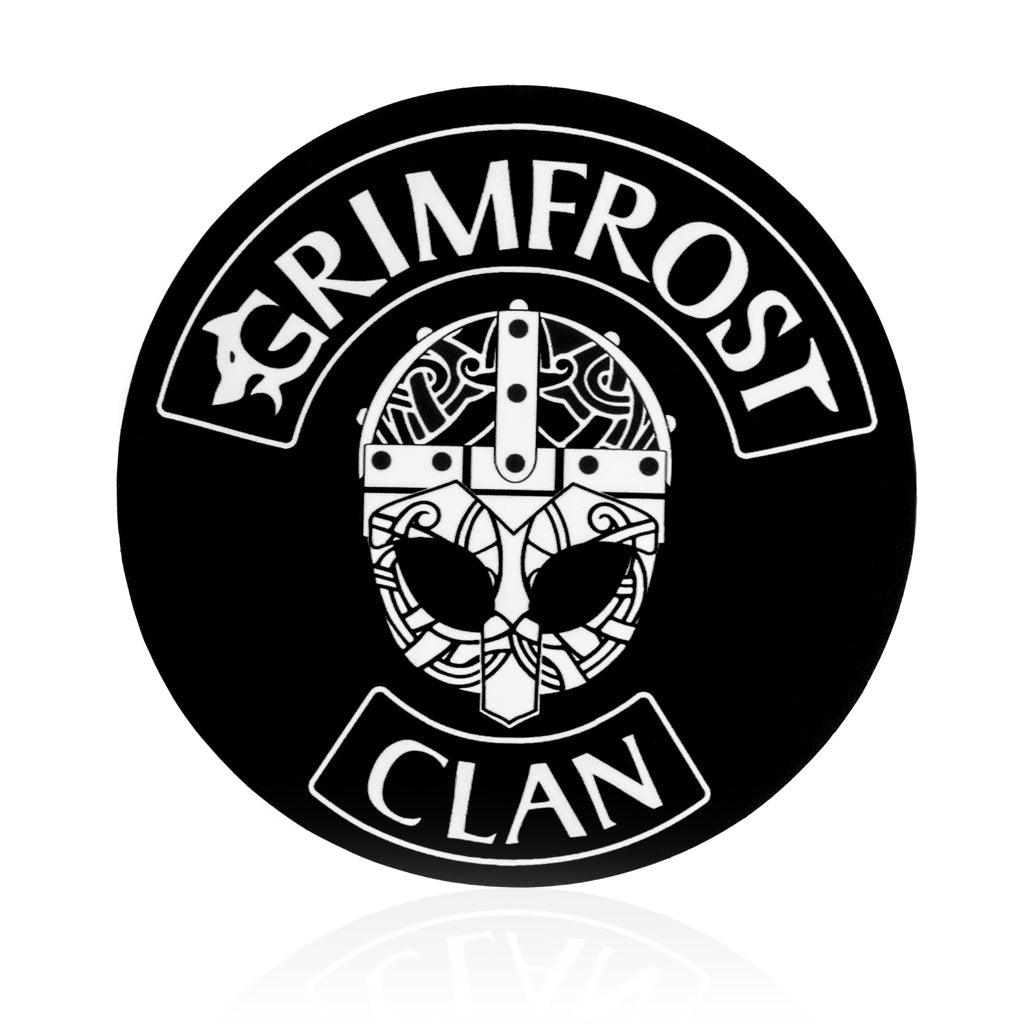 Grimfrost Clan Aufkleber, Rund