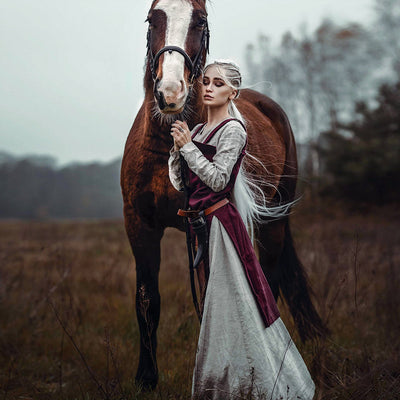 Wiking Schürzenkleid, Rot