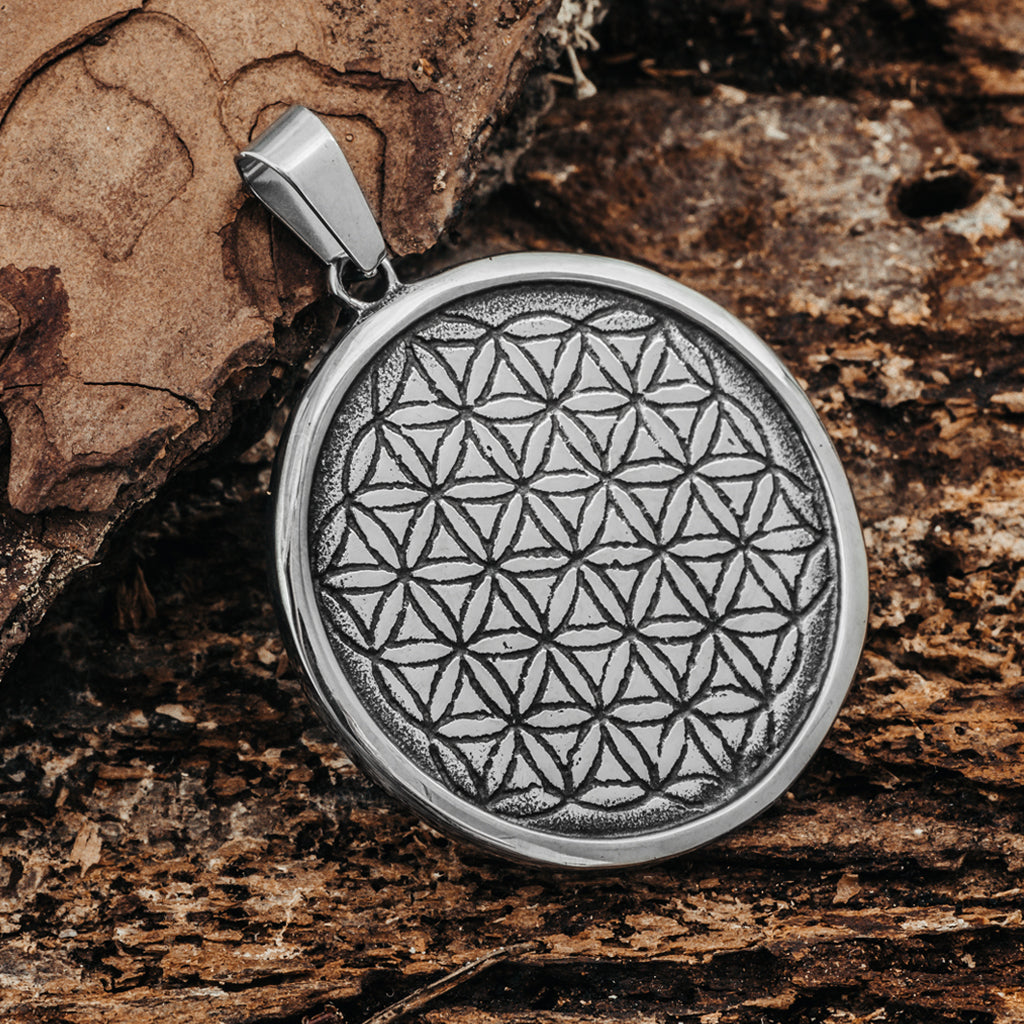 Valknut Amulet, Stainless Steel