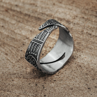 Hugin & Munin Ring, Edelstahl