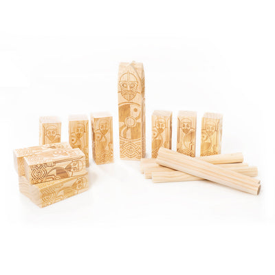 Premium Kubb Spiel