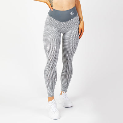 Honeycomb Leggings, Weiß