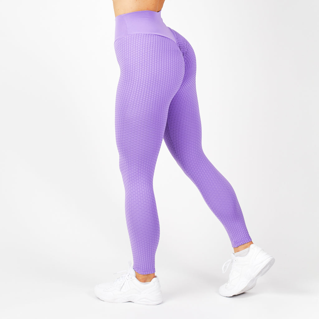 Honeycomb Leggings, Purple