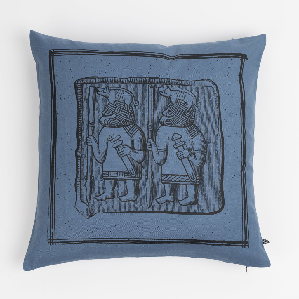 Pillow Cover 3, Torslunda Collection, Blue