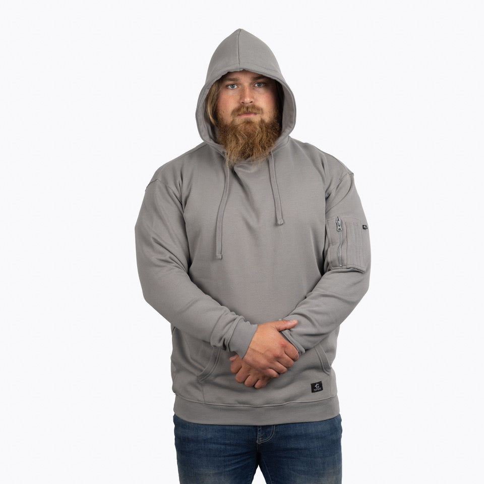 Premium Hoodie, Grimfrost, Grau