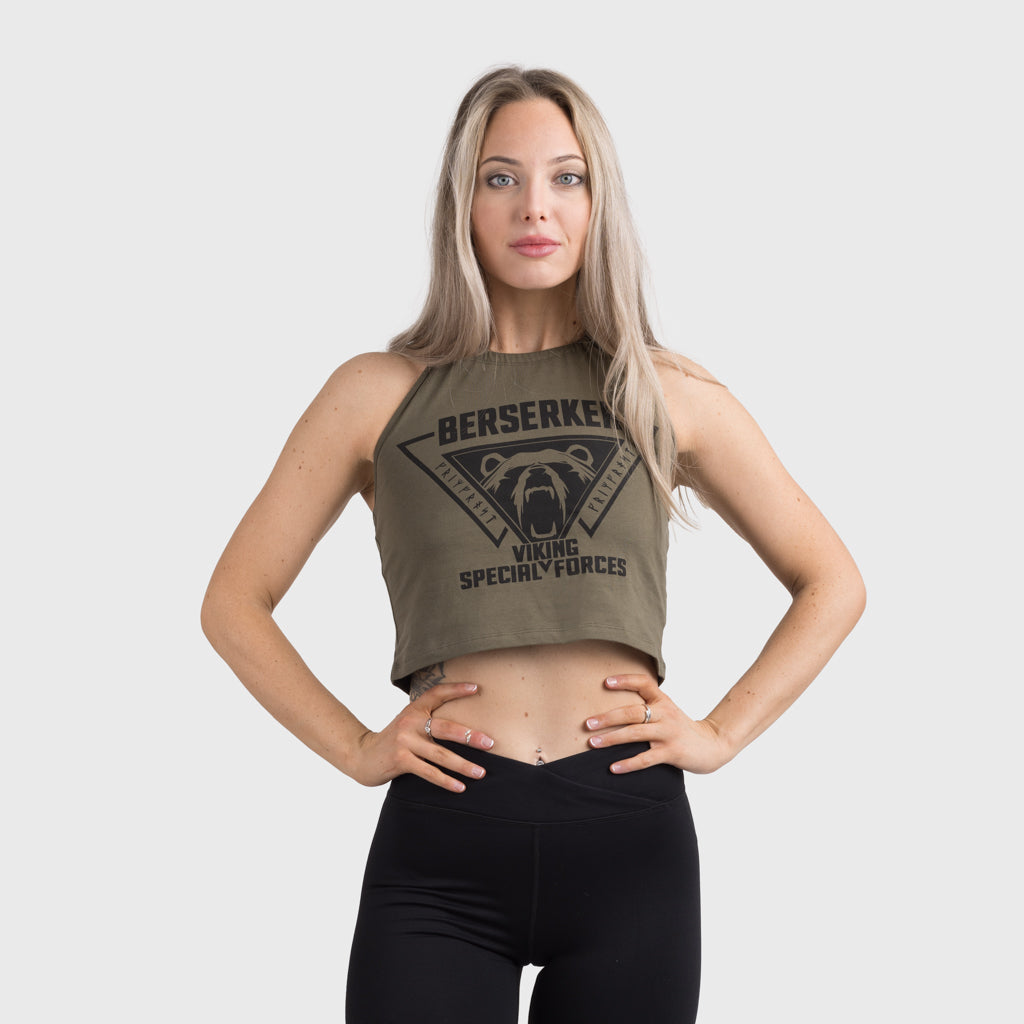 Crop Top, Berserker, Green