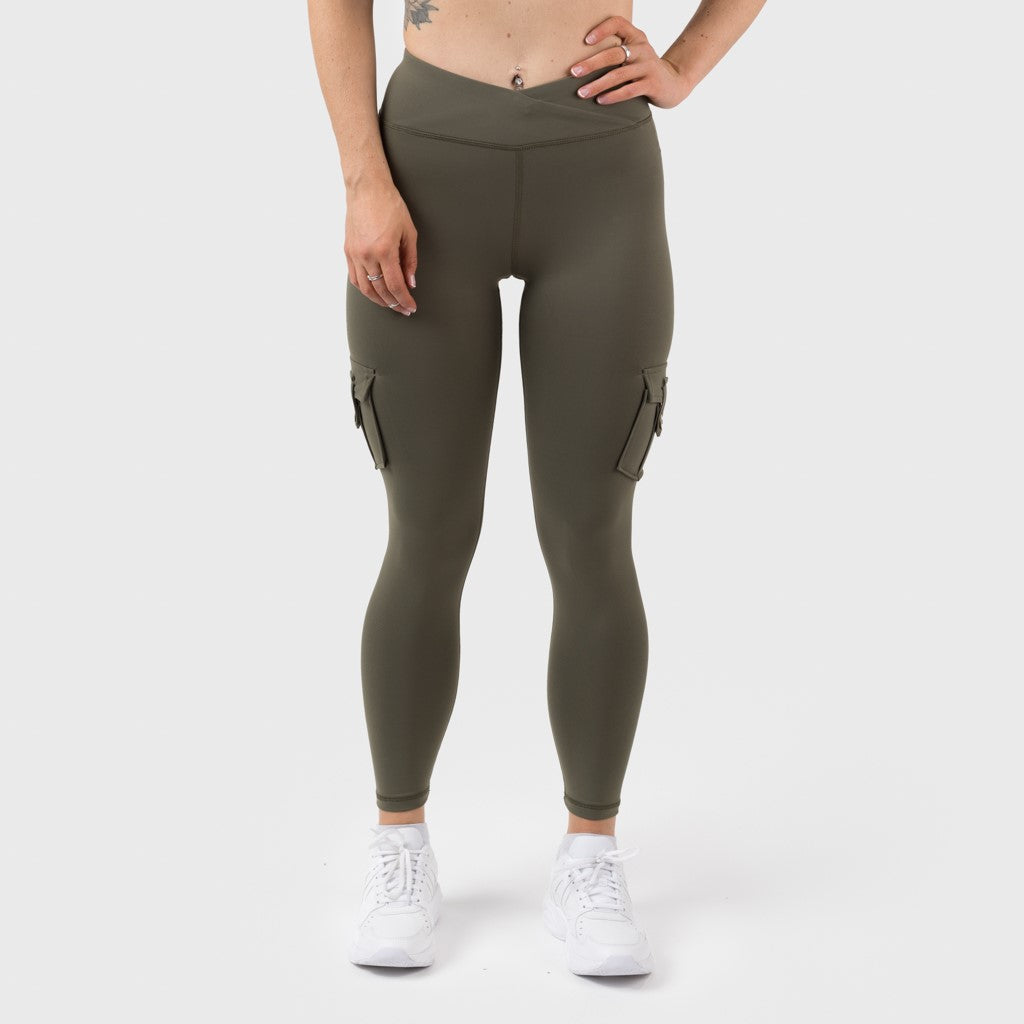 Cargo Leggings, Green