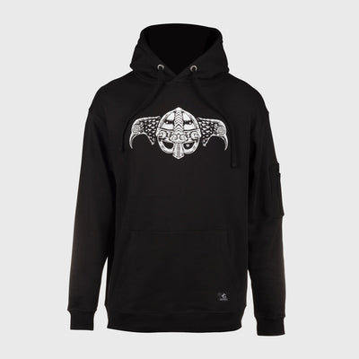 Premium Hoodie, Odin & Ravens, Schwarz