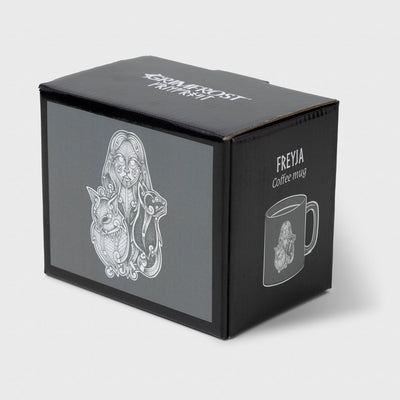 Coffee Mug, Freyja, Grey