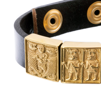 Armband, Torslunda, Goldener Stahl