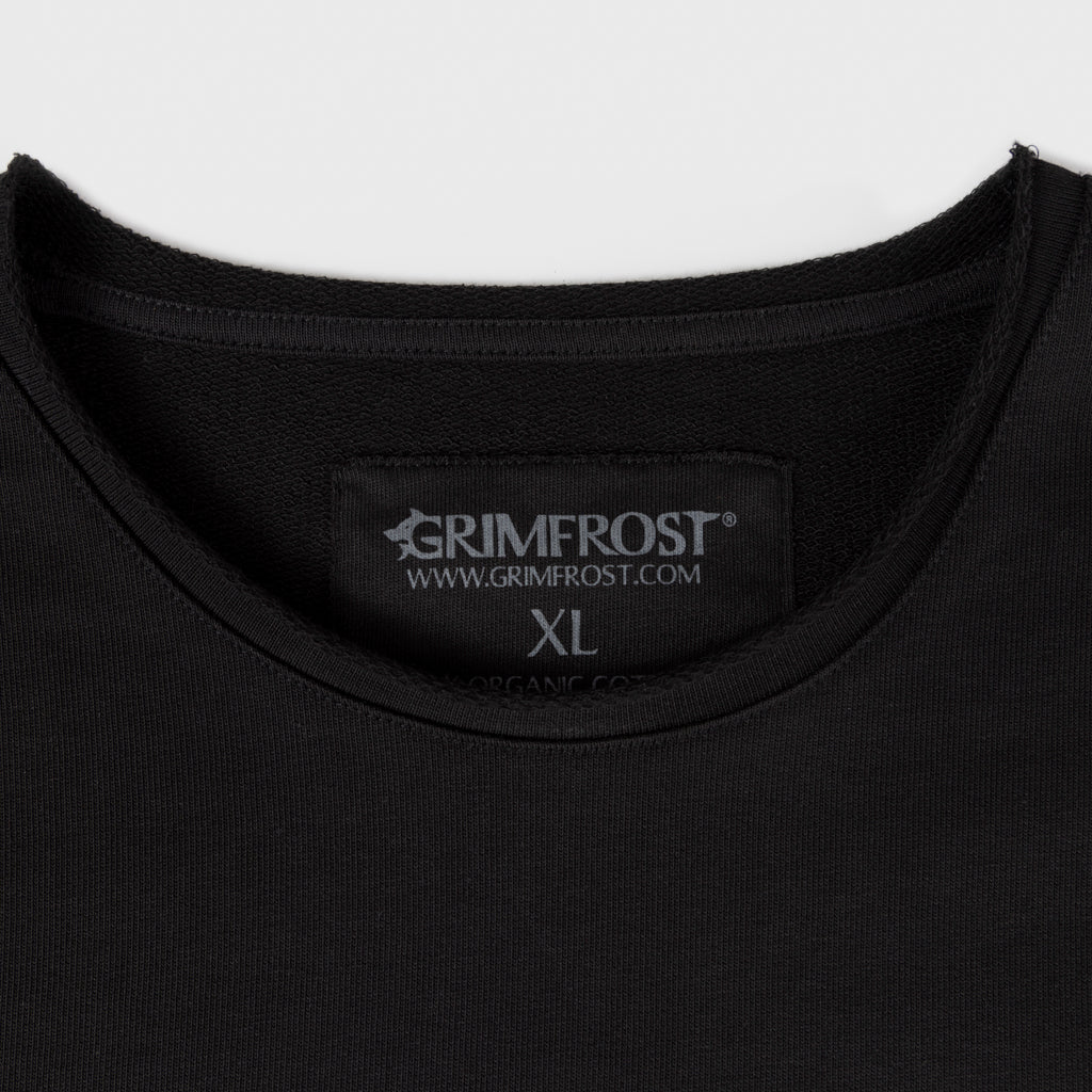 Premium Pullover, Grimfrost's Runes, Schwarz