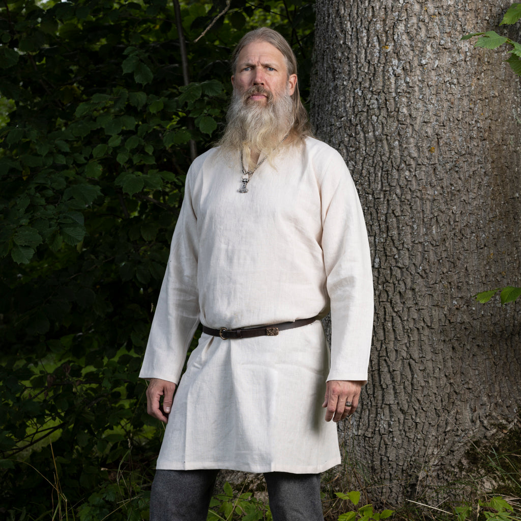 Viking Linen Tunic, Bleached