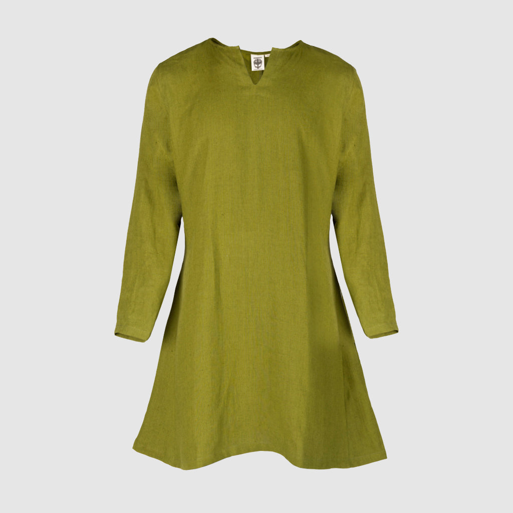 Viking Linen Tunic, Green