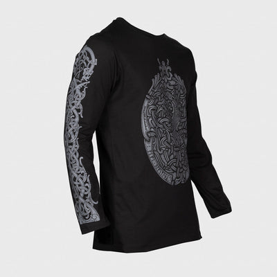 Premium Longsleeve, The Wolf, Schwarz