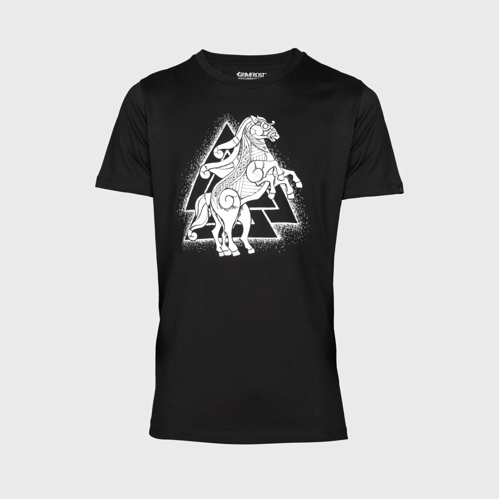 Premium Tee, Sleipnir, Schwarz