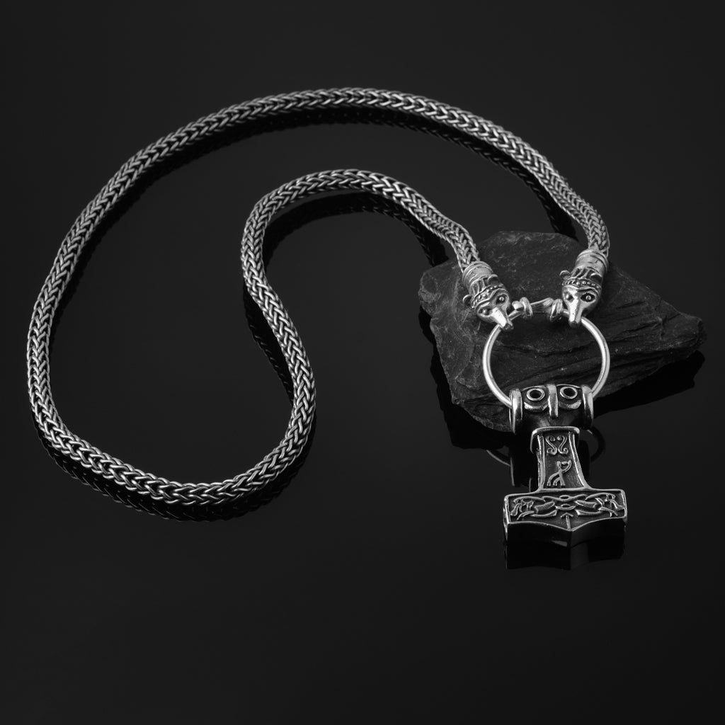 Valhalla Bear Chain, Set 1, Silber