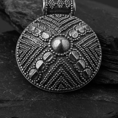 Premium Gnezdovo Pendant, Silver