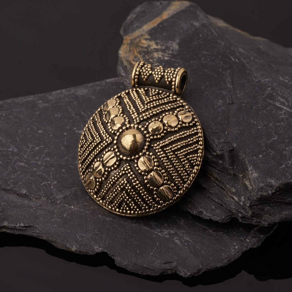 Premium Gnezdovo Pendant, Bronze