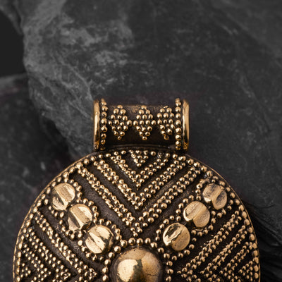 Premium Gnezdovo Pendant, Bronze