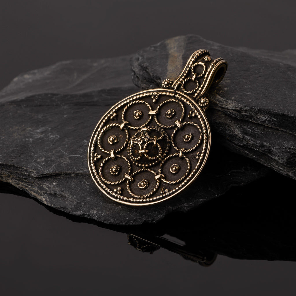 Premium Filigree Anhänger, Bronze